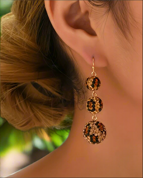 Zaire Leopard Earrings - Desiree W.A.R Store