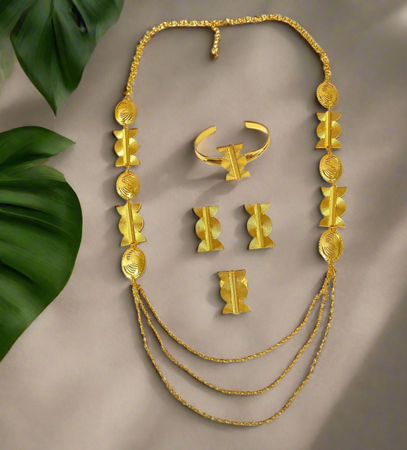 Esi Royal Gold Jewelry Set - Desiree W.A.R Store