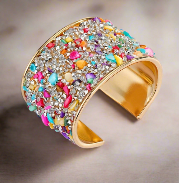 Arch Multi golden Cuff - Desiree W.A.R Store