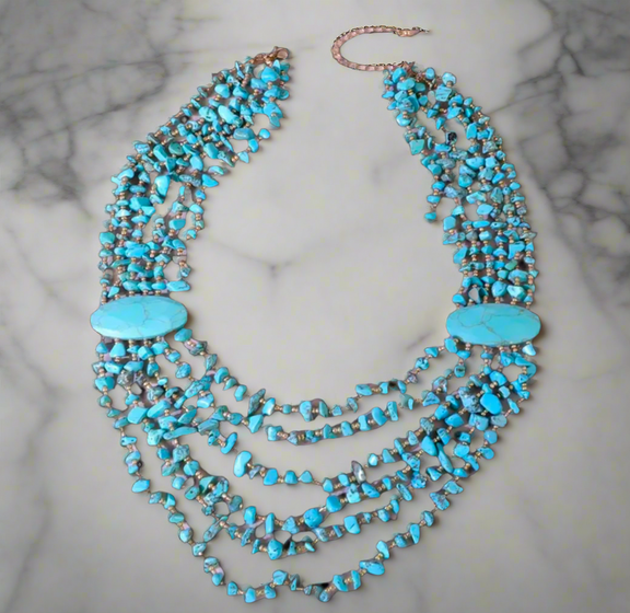 Pebble Ocean Nevklacr - Desiree W.A.R Store