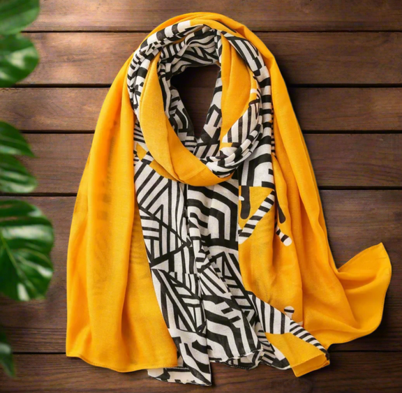 Milia Tribal Stripes Scarf - Desiree W.A.R Store