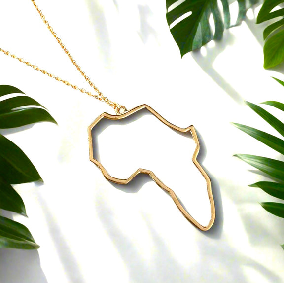 Africa Wonders Gold Necklace - Desiree W.A.R Store