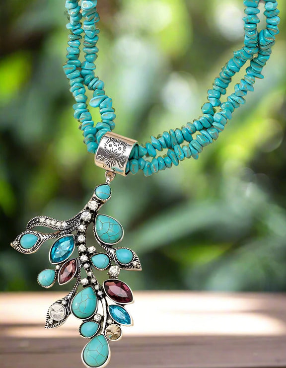 Maj Peacock Necklace