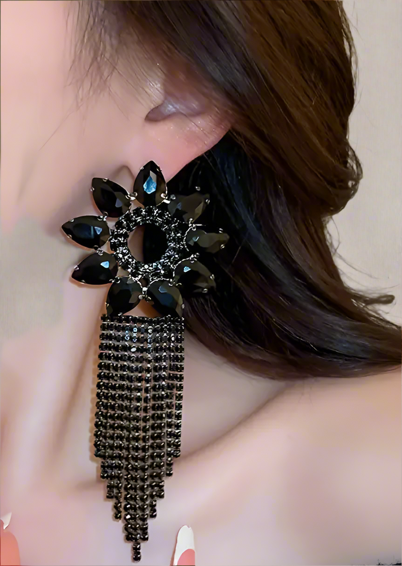 Midnight Majesty Earrings - Desiree W.A.R Store