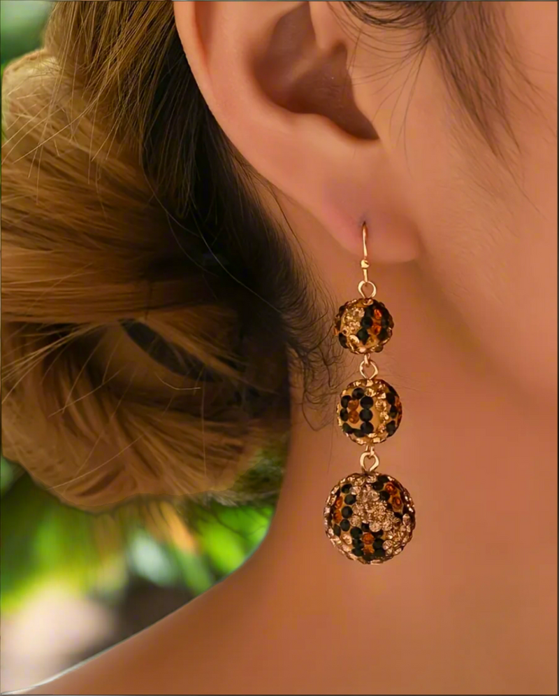 Zaire Leopard Earrings - Desiree W.A.R Store