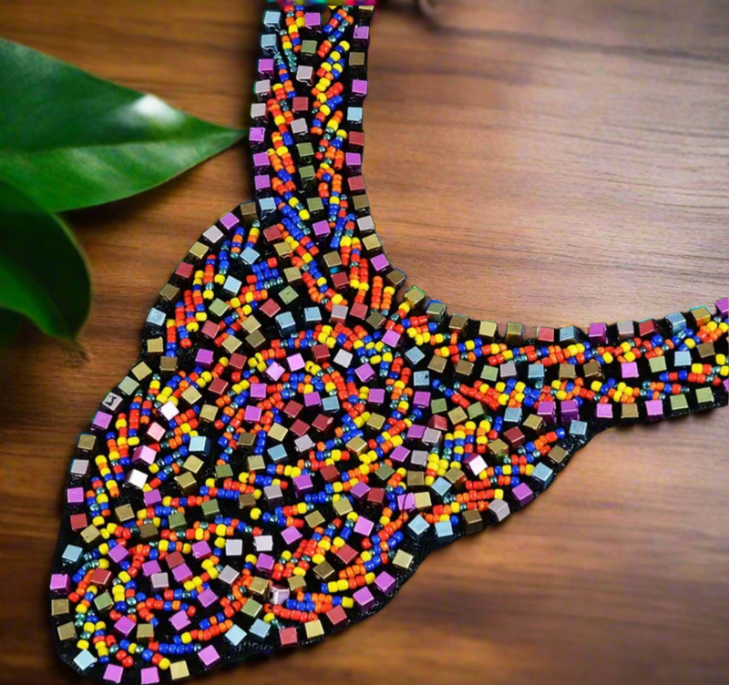 Lina Mosaic Queen Bib - Desiree W.A.R Store