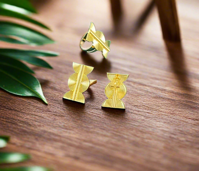 Esi Royal Gold Jewelry Set - Desiree W.A.R Store