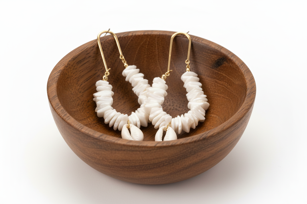 Sawa Sawa Shell Earrings - Desiree W.A.R Store
