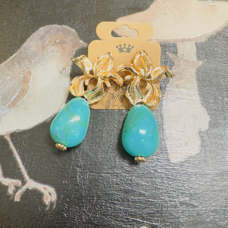 Suki Turquoise Drop Earrings