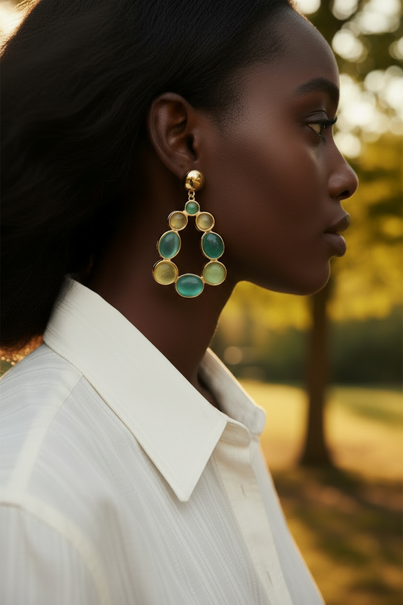 Eloise Honey Drop Earrings - Desiree W.A.R Store