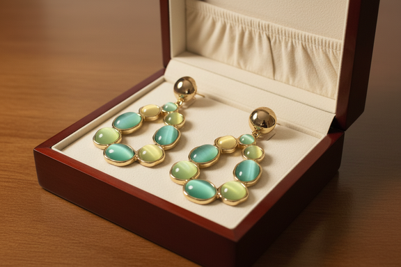 Eloise Honey Drop Earrings - Desiree W.A.R Store