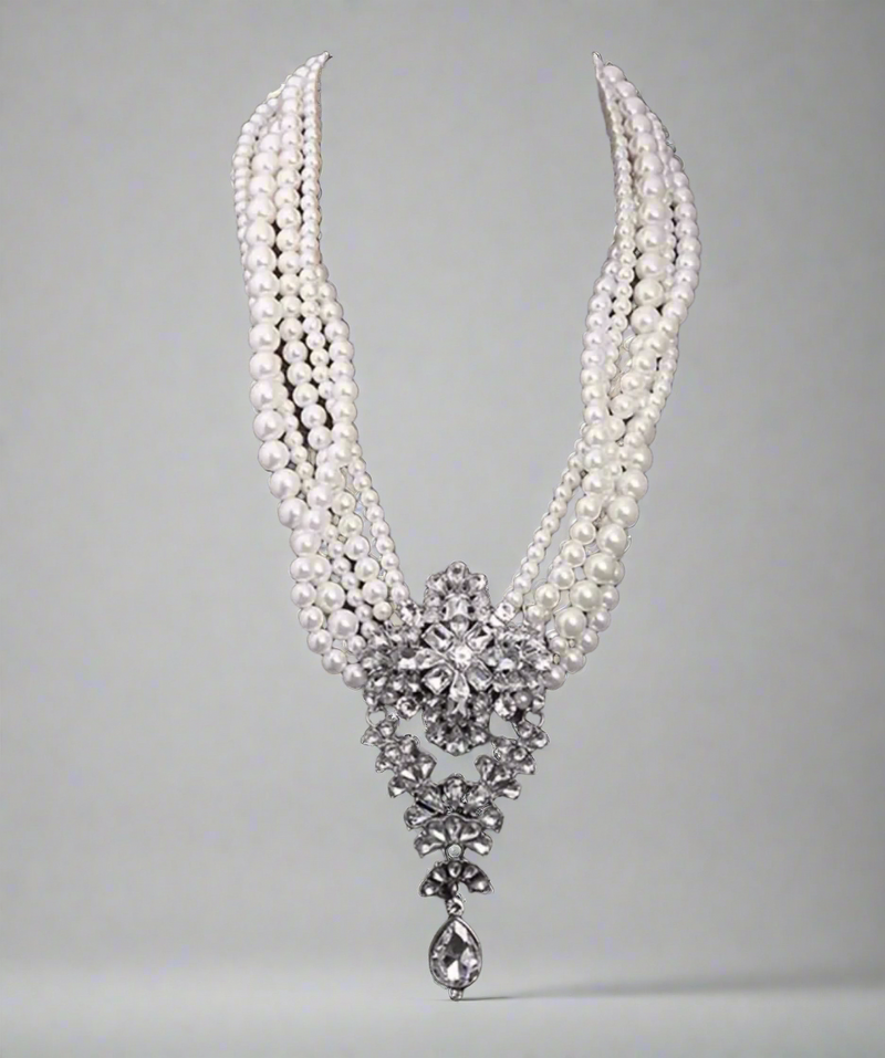 Chandeliere Lux Earrings & Necklace Set