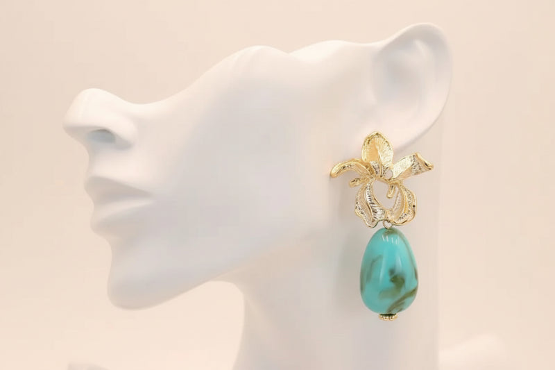Suki Turquoise Drop Earrings