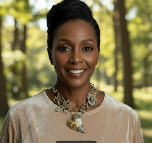 Sefina Mixed Heart Necklace - Desiree W.A.R Store