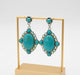 Jade of Iridescent Antique Gold Earrings - Desiree W.A.R Store