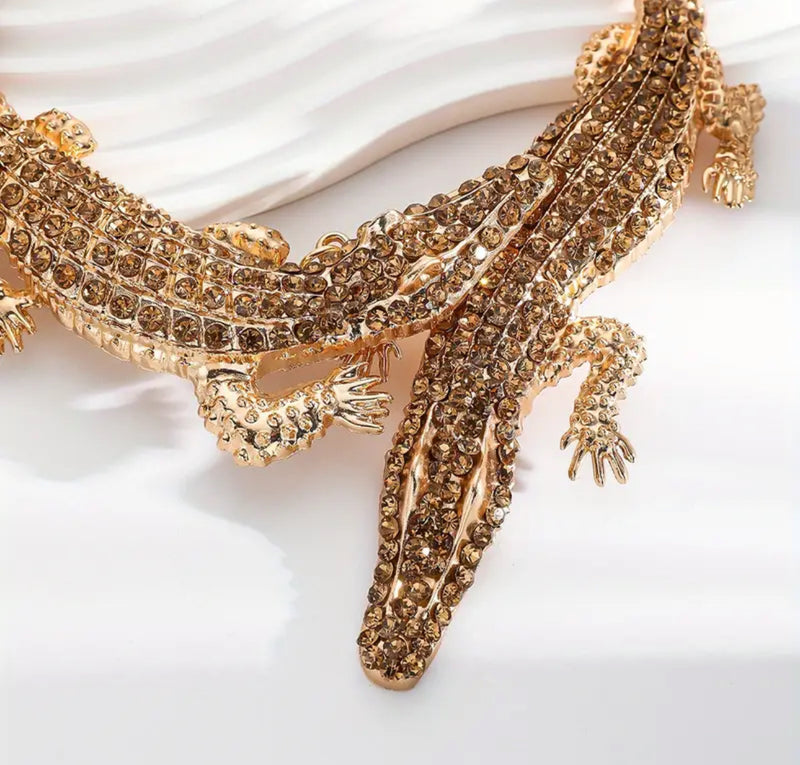Golden Gator Statement Set - Desiree W.A.R Store