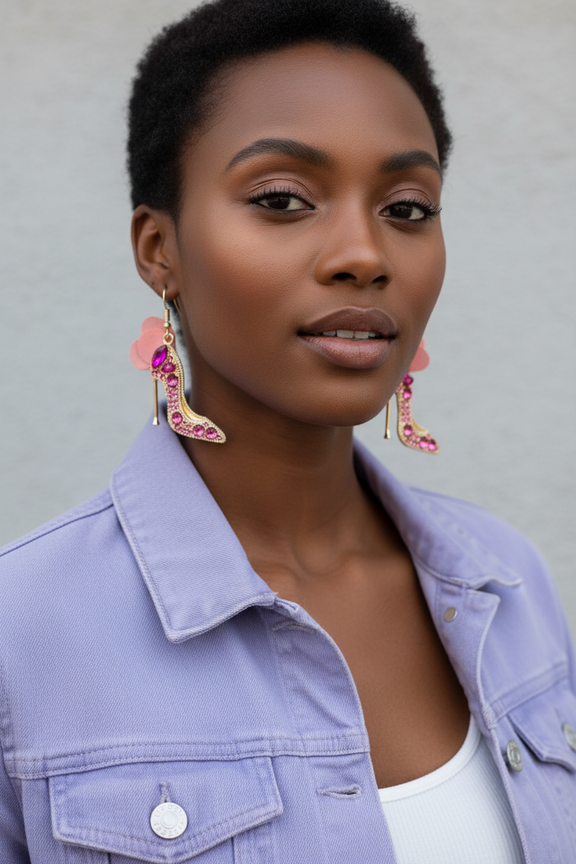 Thelma Power Heels Earrings - Desiree W.A.R Store
