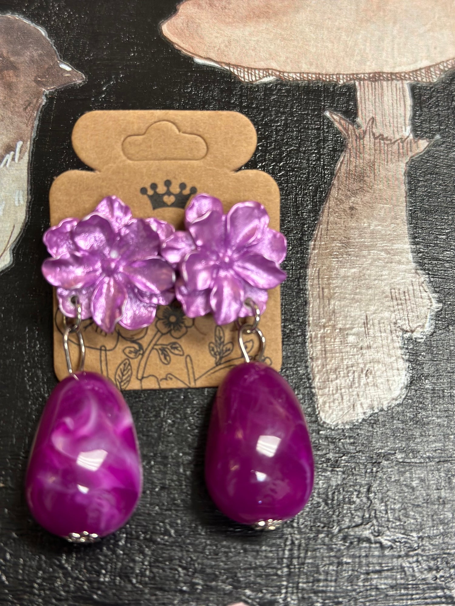 Violetta Drop Earrings