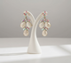 Ivory Aurora Crystals Drop Earrings - Desiree W.A.R Store