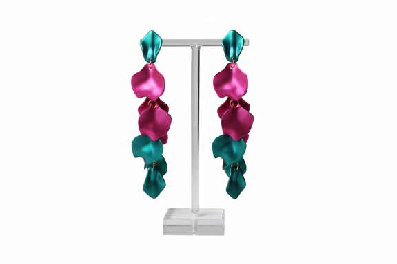 Alyssa Floral Drop Earrings - Desiree W.A.R Store