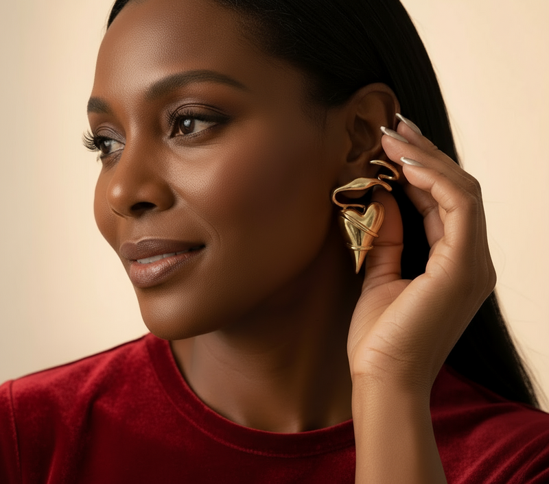 Sefina Mixed Heart Necklace - Desiree W.A.R Store