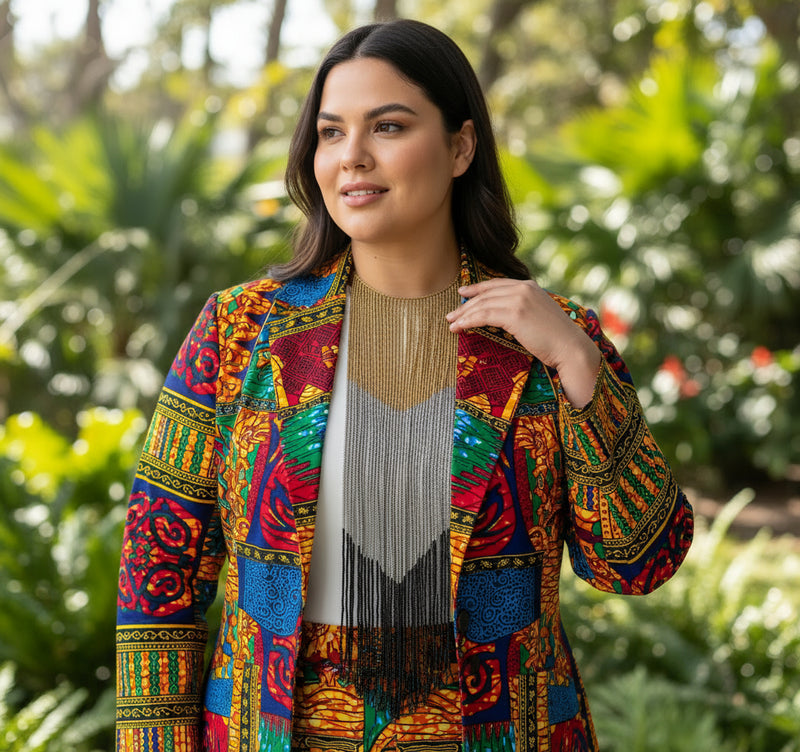 Orchid Cascade Fringe Set - Desiree W.A.R Store