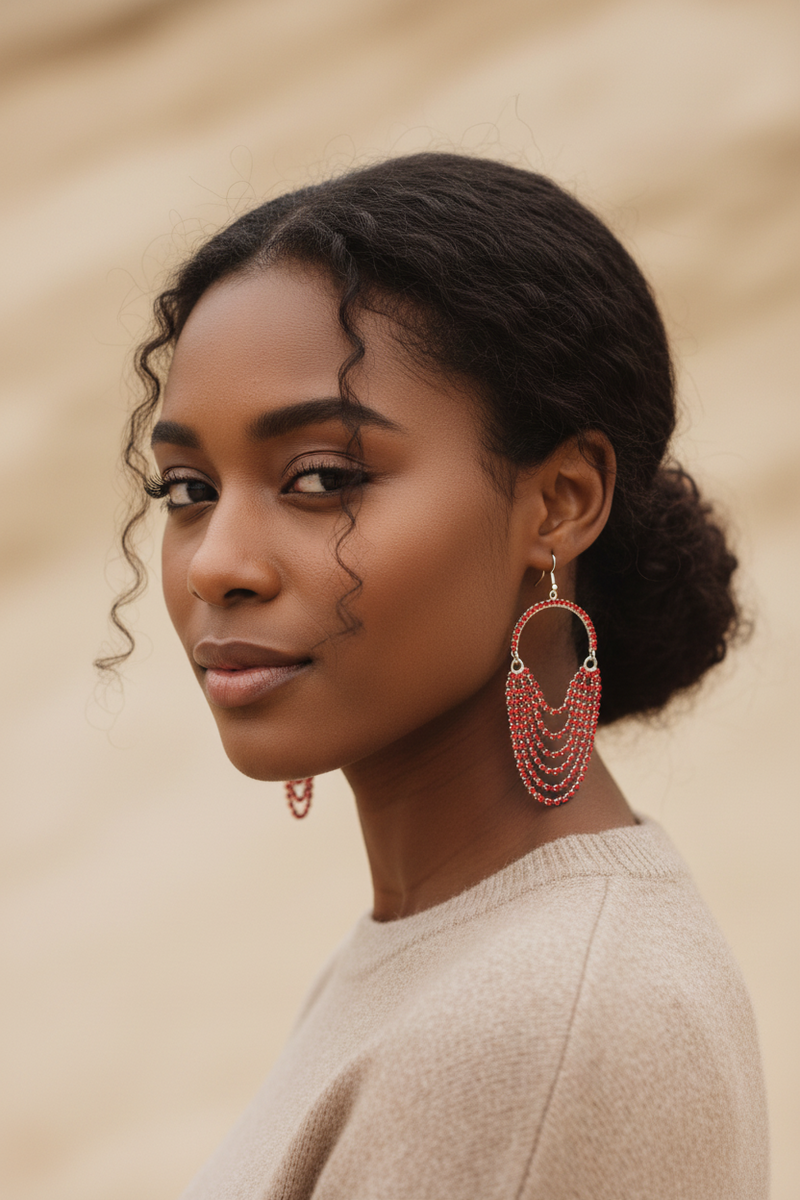 Athena Drape Earrings - Desiree W.A.R Store