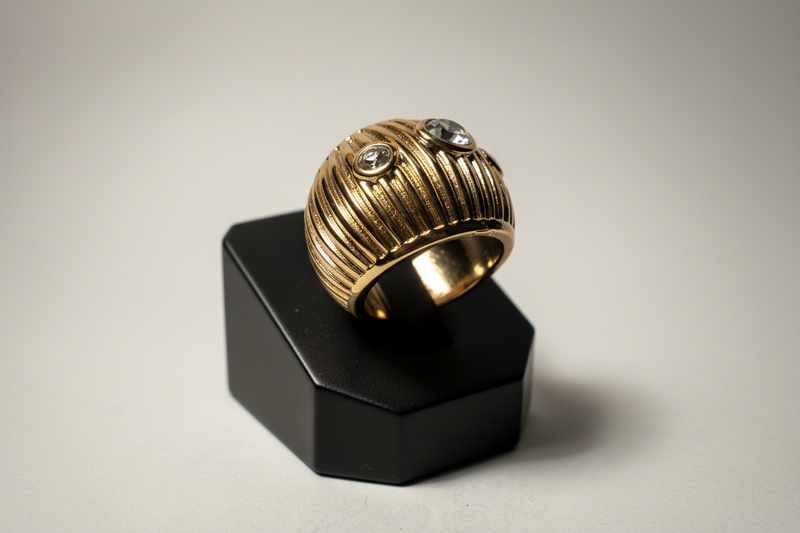 Gemma Glow Gold Ring - Desiree W.A.R Store