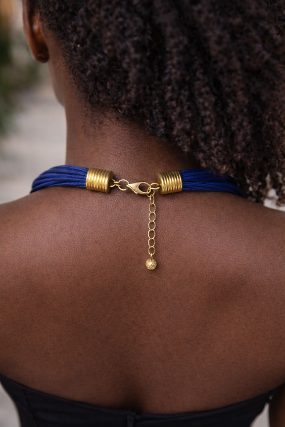 Sahara Gold Coil Statement Necklace - Desiree W.A.R Store