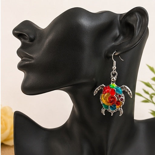 Island Glow Turtle Earrings