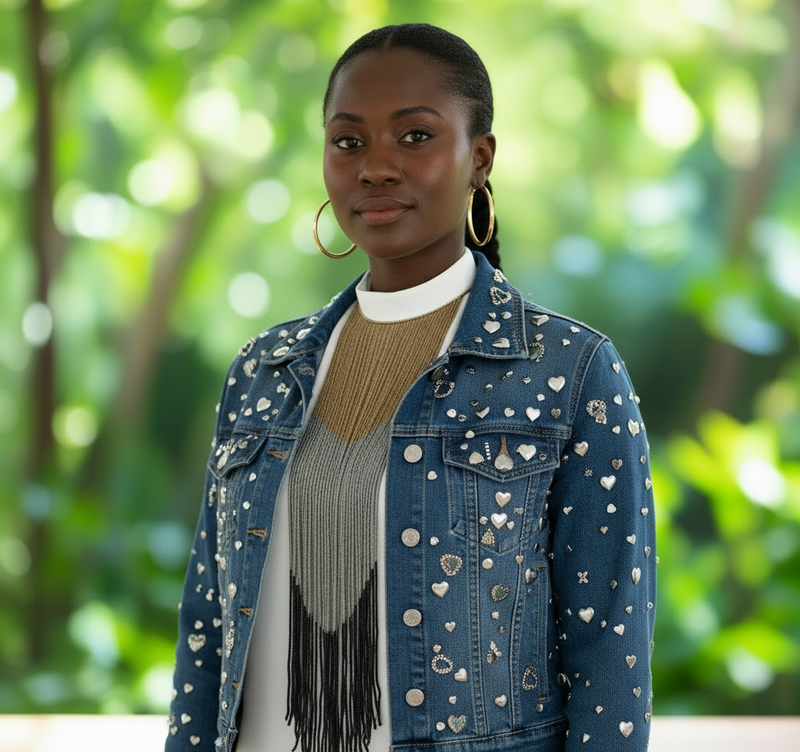 Orchid Cascade Fringe Set